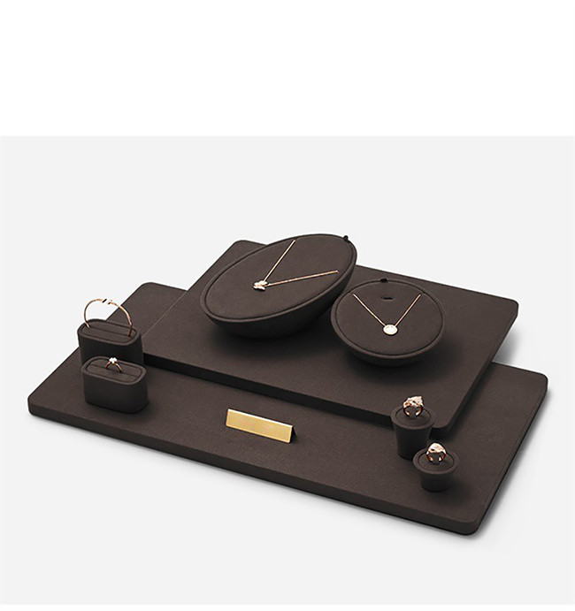 Fashion Countertop Jewelry Display Props Exhibition Low Ring Seat
