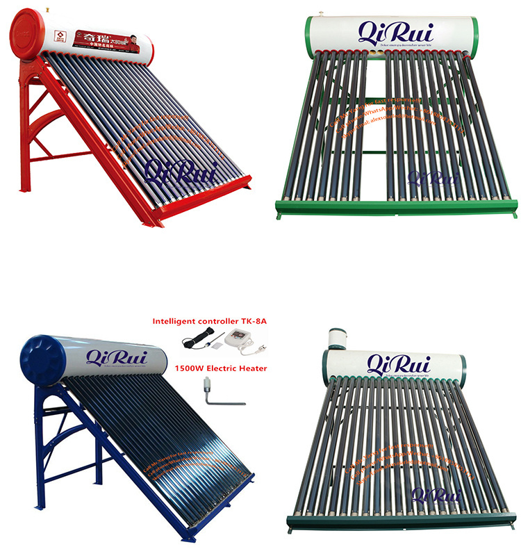 Low Pressure Solar Water Heater with CE
