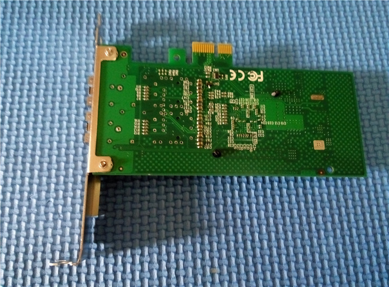 1000Mbps PCI Express x1 Dual Port SFP Fiber Optic Network Interface Controller LC Fiber Server Network Interface Adapter