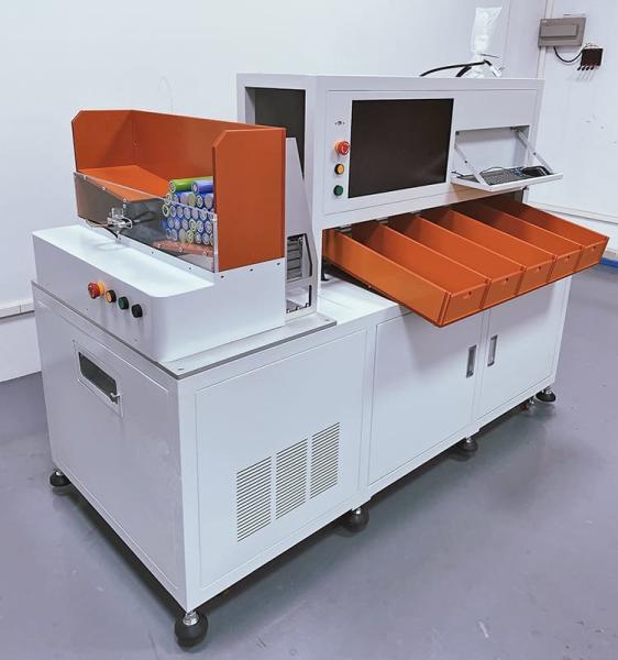 5 Channel Battery Cell Sorting Machine For 32130 32140 Voltage Resistance
