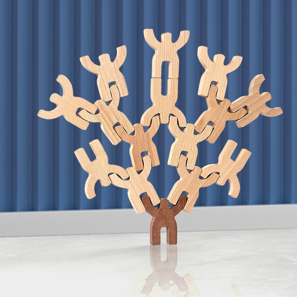 Rounded Wooden Shape Puzzle Toys to Improve The Logic of The