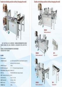  1ph 220v 50/60hz Automatic Double Loop Wire Binding Machine High Production Efficiency Manufactures
