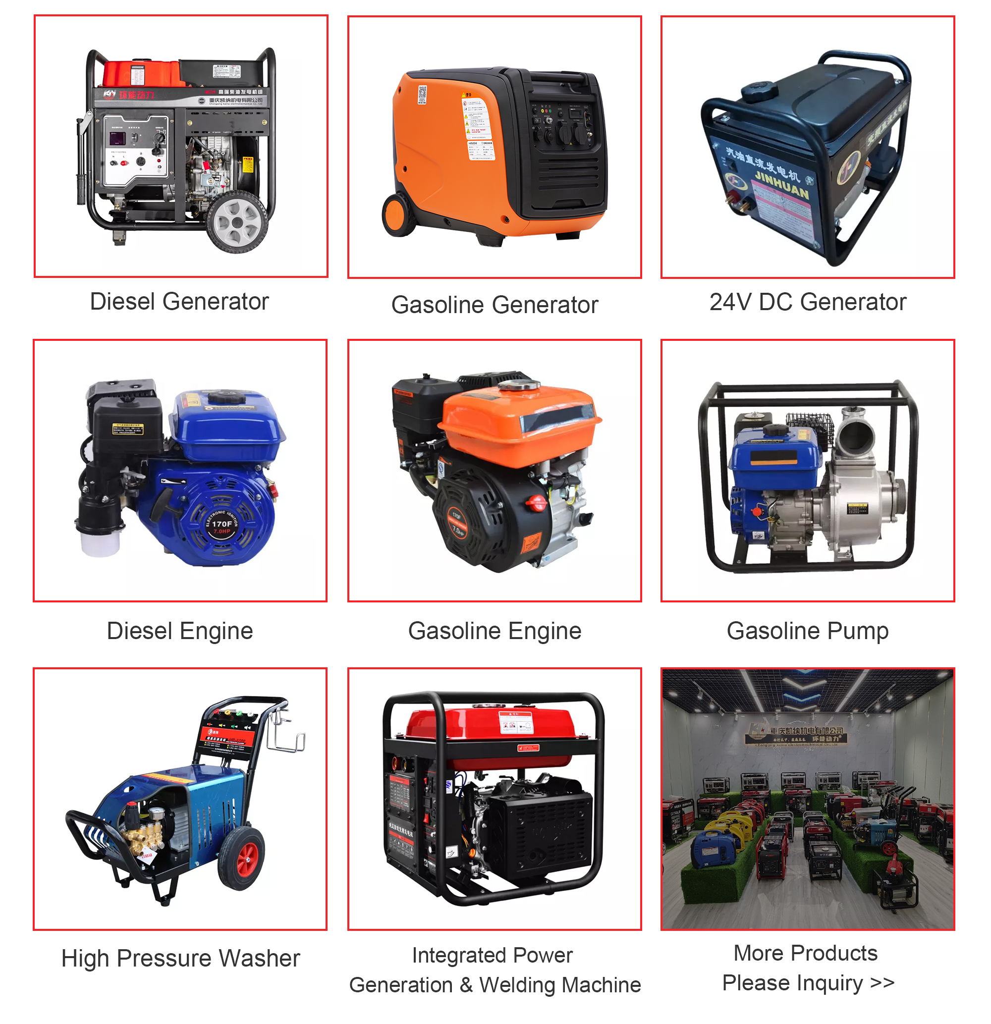 8KW 8kva 9kva 10kva Gas Powered Backup Generator Super Silent Diesel