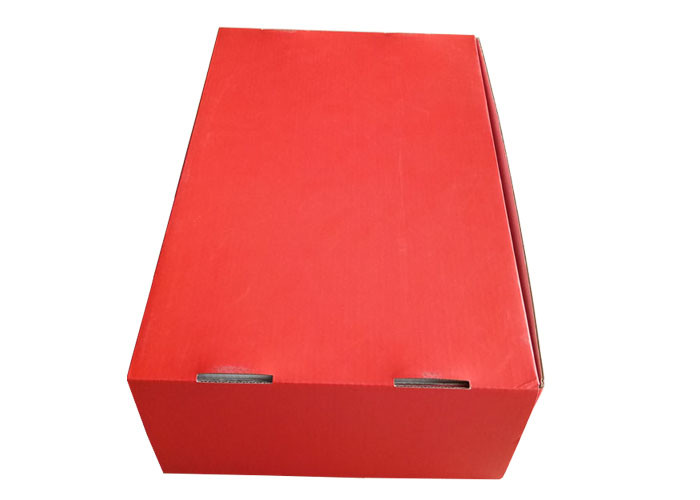 Luxury Red Paper Gift Box , Corrugated Packaging Box For Hats / Decoration Packing