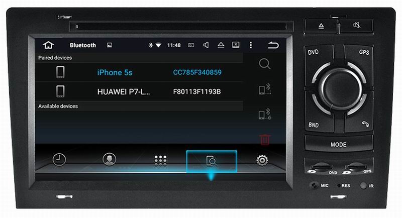 Ouchuangbo car dvd gps navigation multimedia stereo for Audi A8 1994-2003 with HD 1080P video android 7.1 system