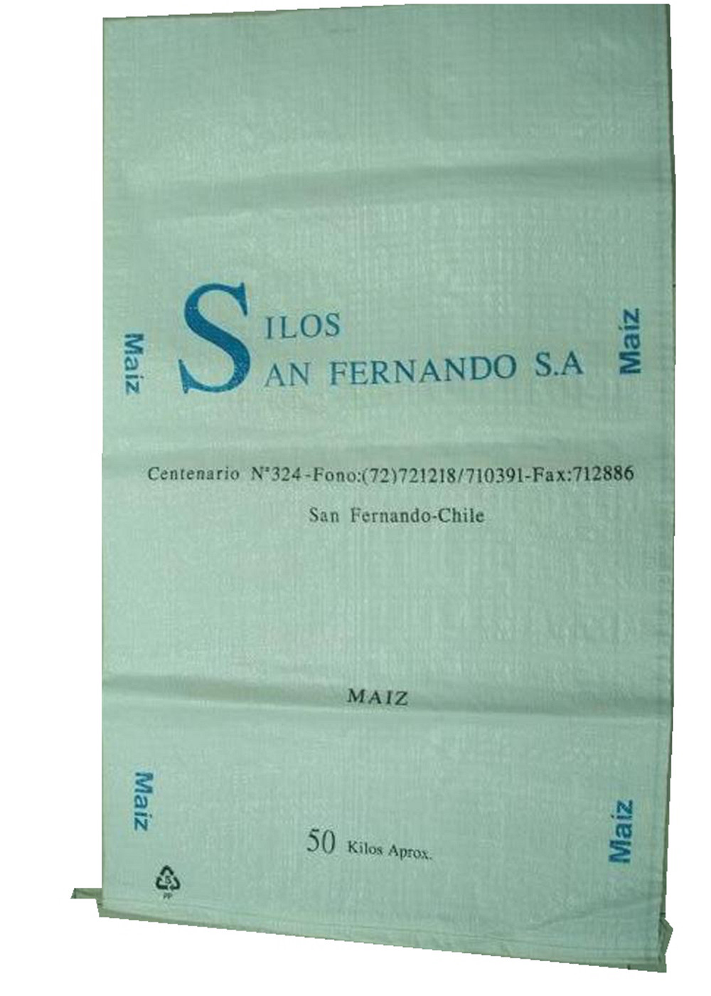25KG 50KG PP Woven Sack Bags For Rice , Custom Woven Polypropylene Bags