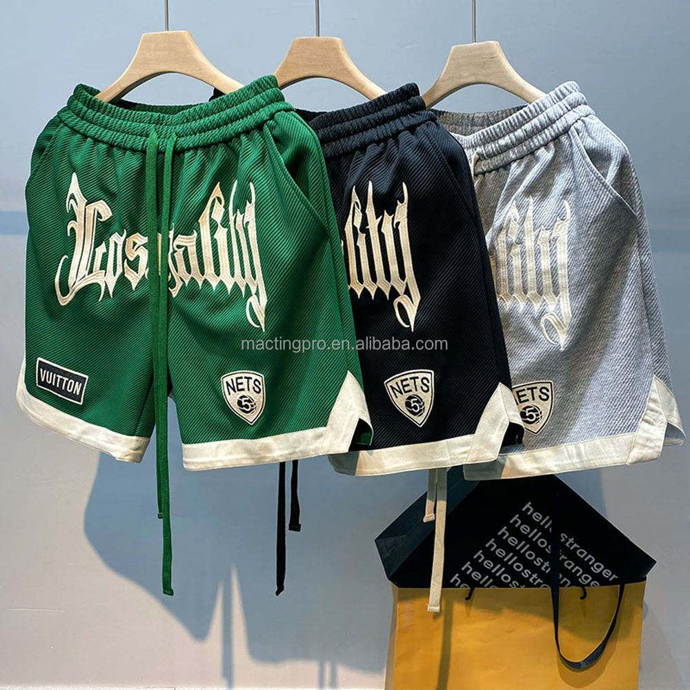 Summer Sports Jogging Workout Athletic Running Fitness Track Jogger Mesh Shorts Custom Gym Retro Basketball Shorts Men