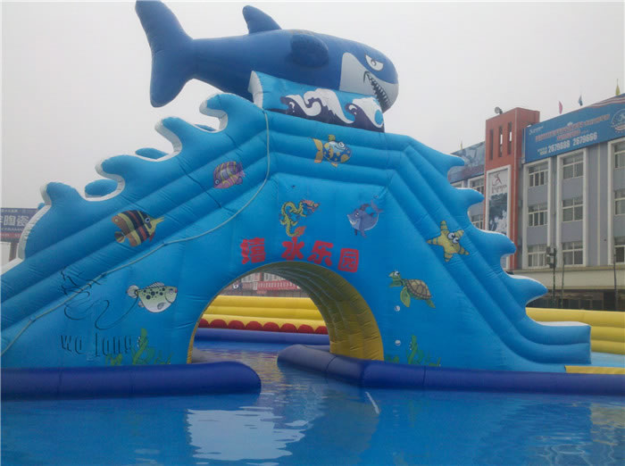 2017 CE Inflatable Water Slide For summer