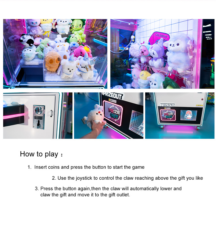 Small Toys Mini Doll Machine Amusement Park Game Center Coin-operated Claw Machine