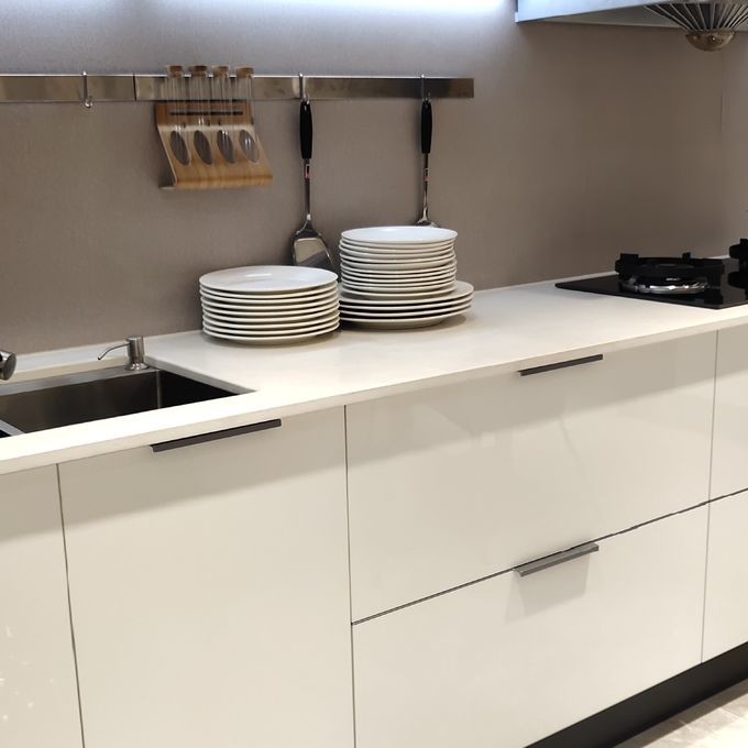 397mm Easy Installation Kitchen Gray Aluminium Cabinet Handles