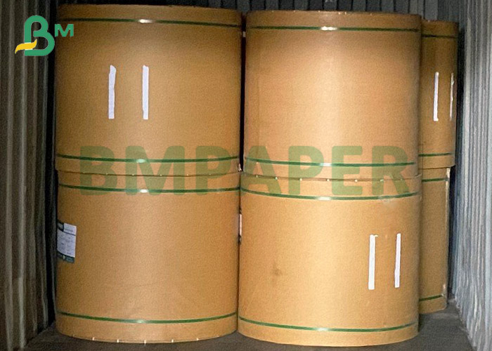 Top Tensile Strength Virgin Pulp 80gsm 100gsm Bleached White Craft Paper Reel