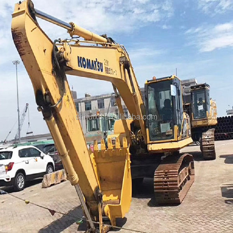 Komatsu Used Komatsu PC205 crawler excavator good quality second hand digging machine for sale Komatsu Excavator
