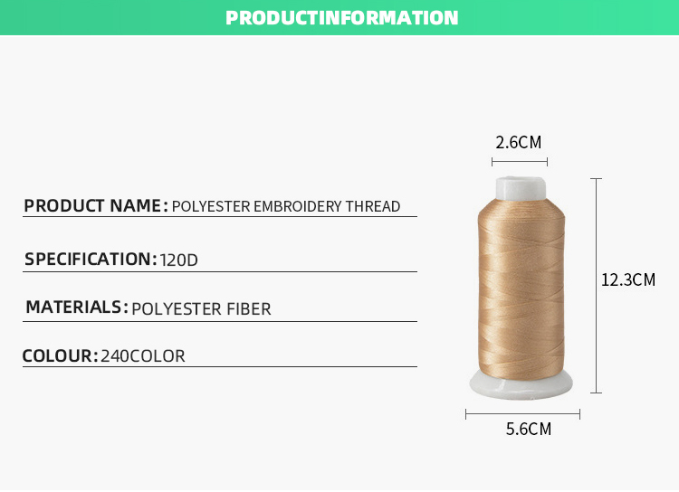 Reflective Embroidery Thread 120D/2 KANGFA Polyester Thread for Rayon Embroidery