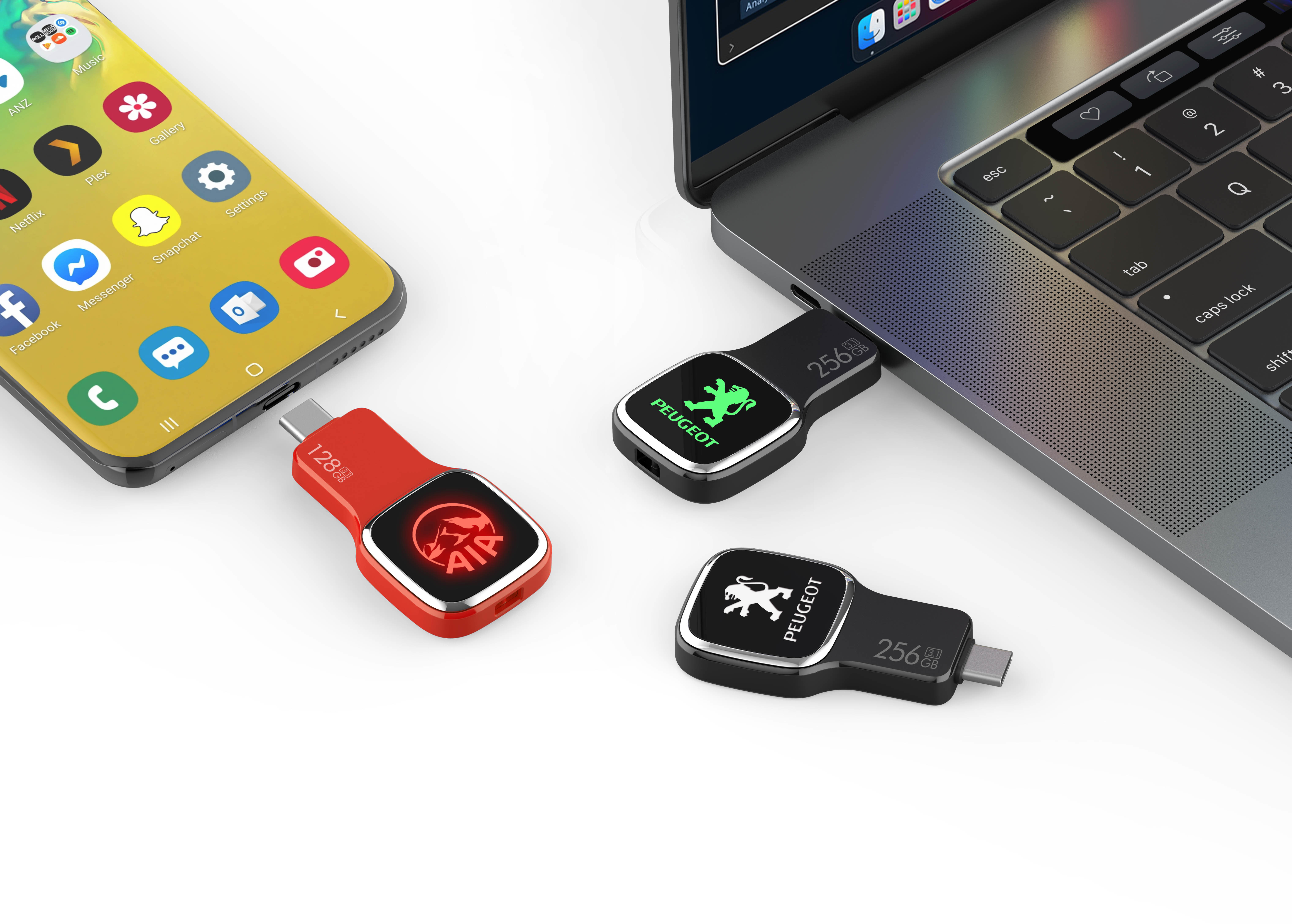 13G Net Weight TYPE C USB Flash Drives Enhance Your Data Management Experience