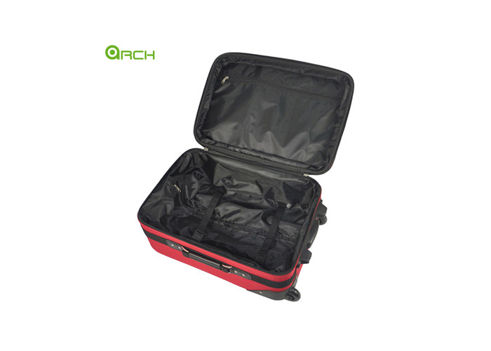 1200D Polyester Travel Lightweight Luggage Bag with Two Front Pockets and Skate Wheels