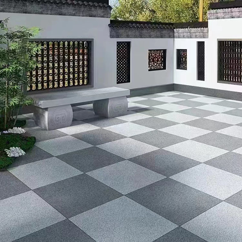 Heat Resistant Anti Slip Rustic Concrete Exterior Porcelain Pavers Matte Surface