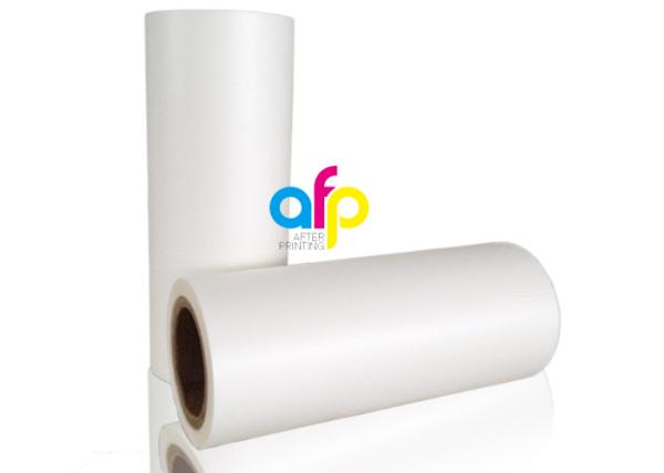 High Grade Matte Film Lamination , White Bopp Thermal Film For Paper /