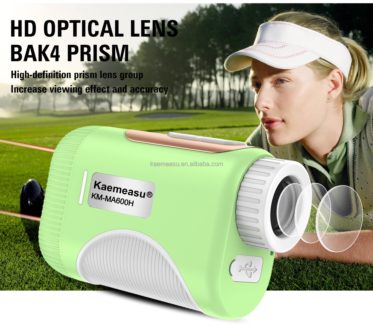 OEM Golf Slope Scope Laser Distance Meter Telescope Industrial Grade Golf Laser Rangefinders for Hunting Binoculars