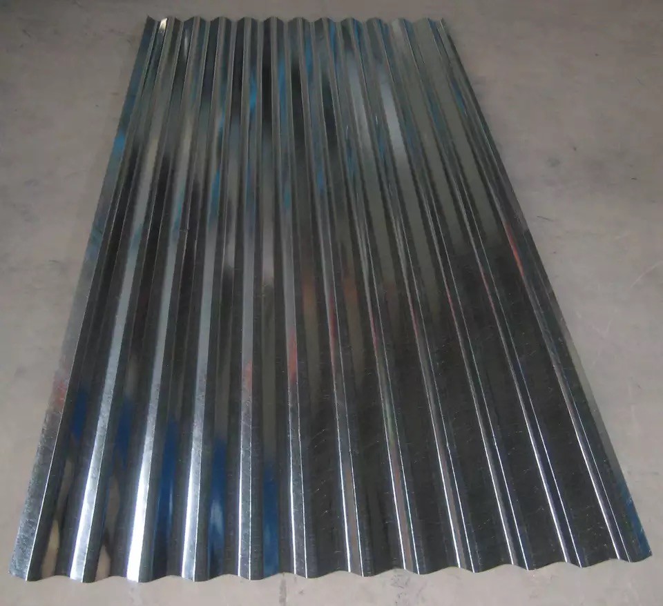 Corrugated Galvanized Steel Roofing Sheets Jis G3302 Colored Or Not