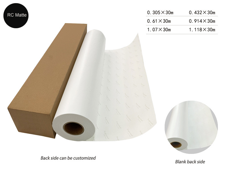 Resin Coated RC Proofing Paper 200gsm Luster Waterproof For Waterbased Inks