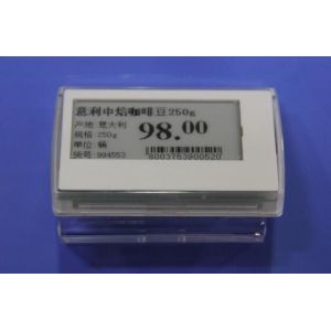 Hypermarket wireless esl lcd electronic paper tag for retail