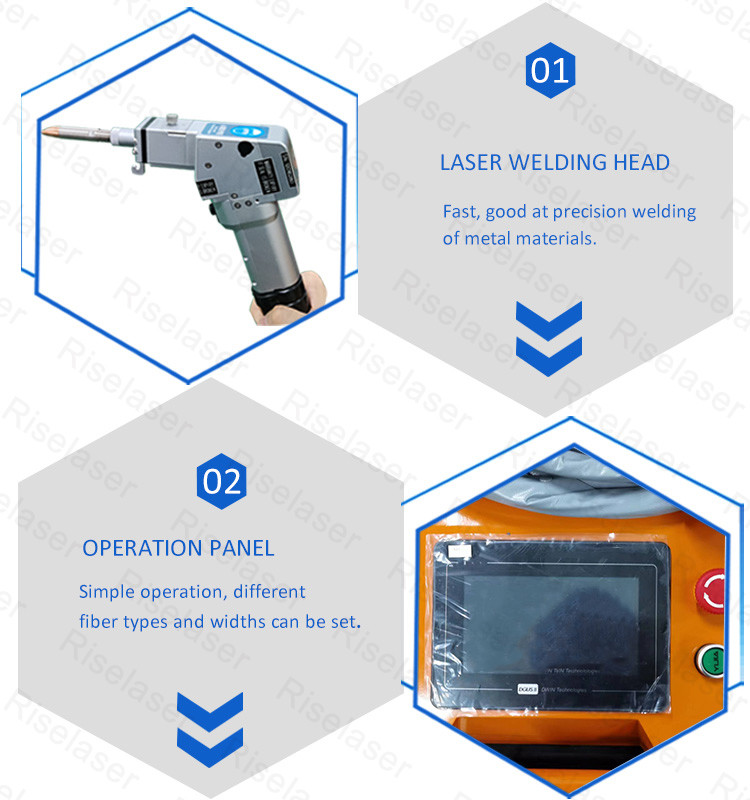 CW Fiber Mini Laser Soldering Machine 1000W 1500W 2000W For Aluminum Copper SS
