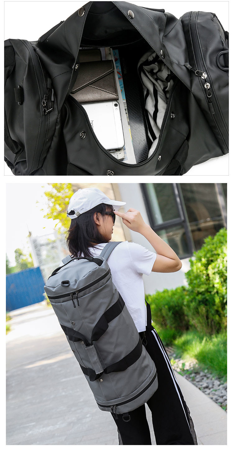 Waterproof Gym Duffle Bag Mens Gym Bag With Shoe Compartment Fitness Outdoor