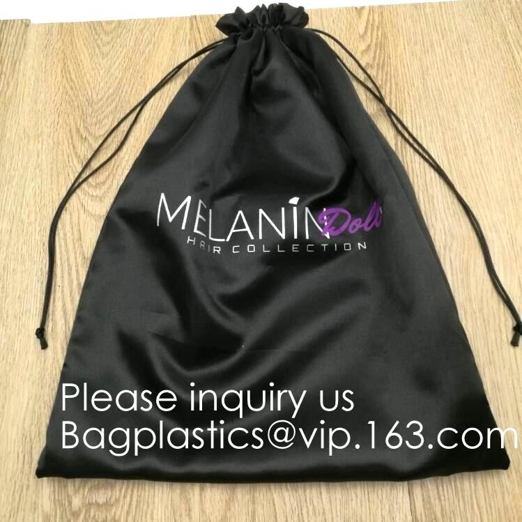 Soft Toy Storage Satin Bag With Drawstring,Promotional Red Wine Color Satin Packaging Bag,Hot selling Fancy Pink Satin J