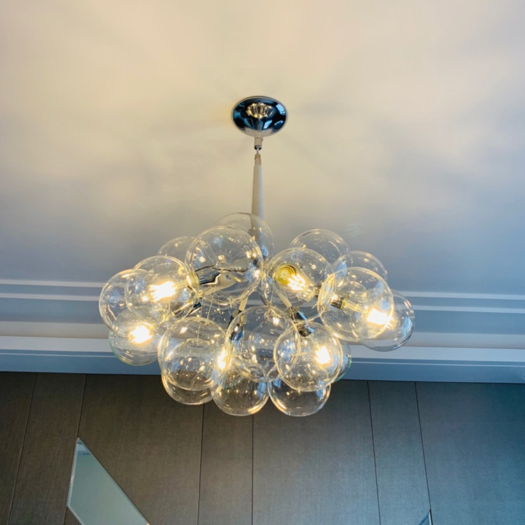 Nordic Concise Molecular Glass Chandelier Living room Bar Jumbo Bubble Chandelier(WH-MI-326)