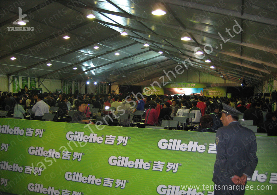 Waterproof Clear Span Large Outdoor Party Tents Aluminum Alloy Frame