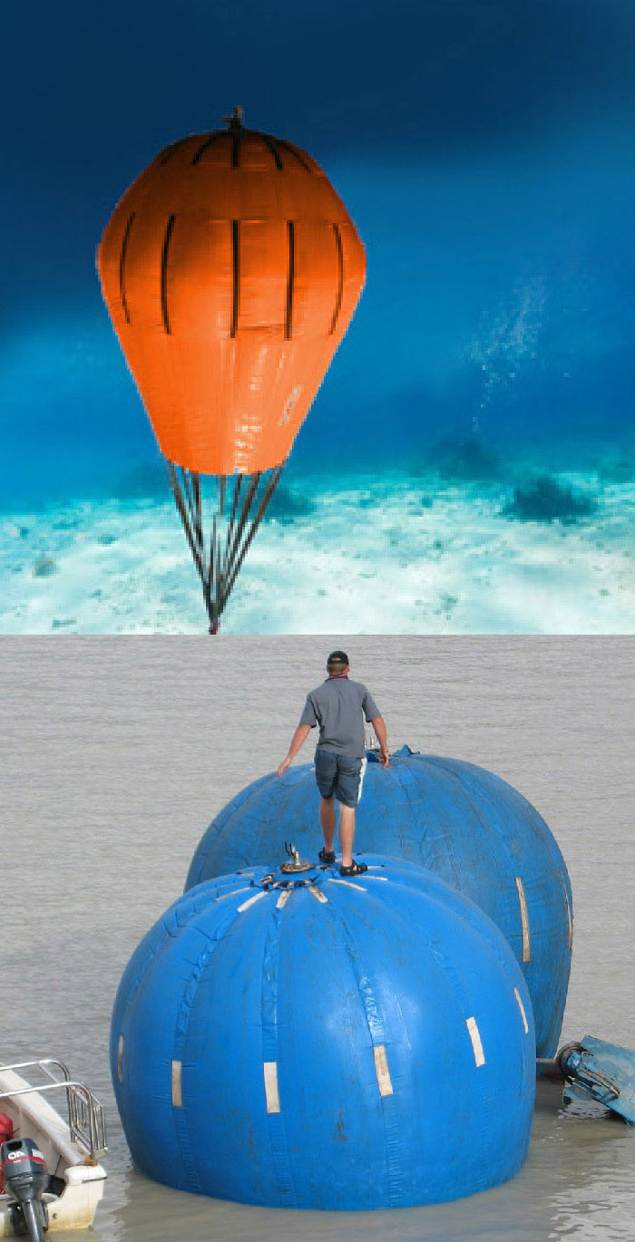 Marine Salvage Flotation Air Lifting Buoyancy Bag For Heavy Equipment Lift