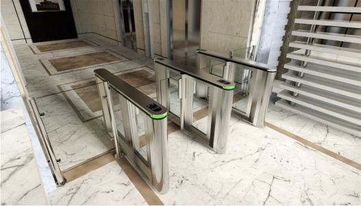 Bidirectional Fingerprint SUS304 Automatic Gate Barrier System