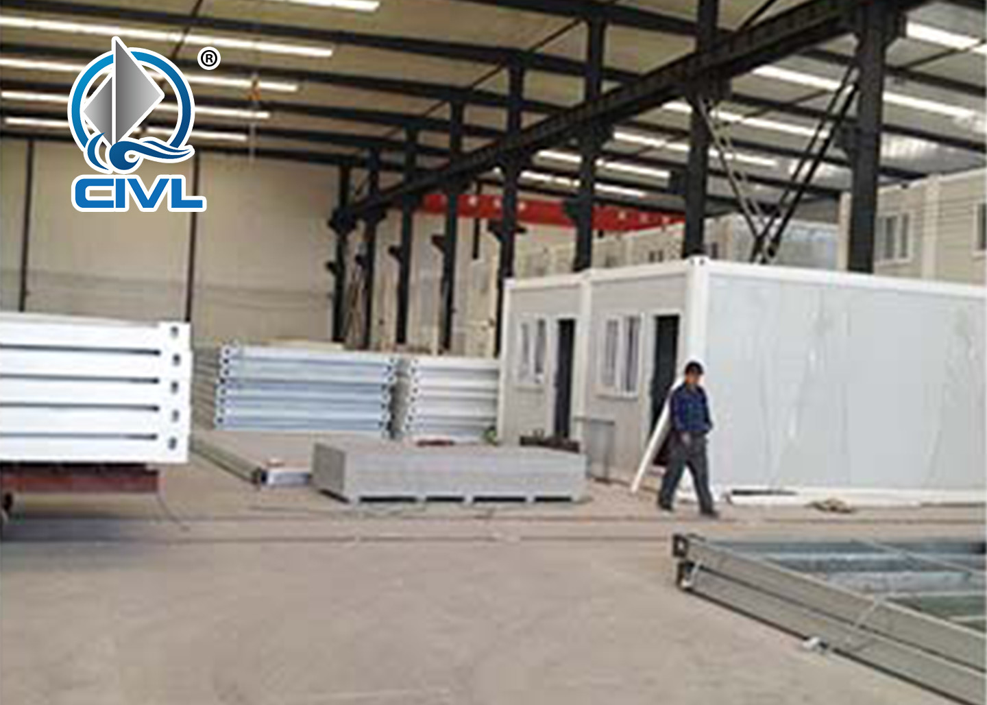 Modular Modern Prefab Houses with Aluminum Alloy Window Sandwich Panel