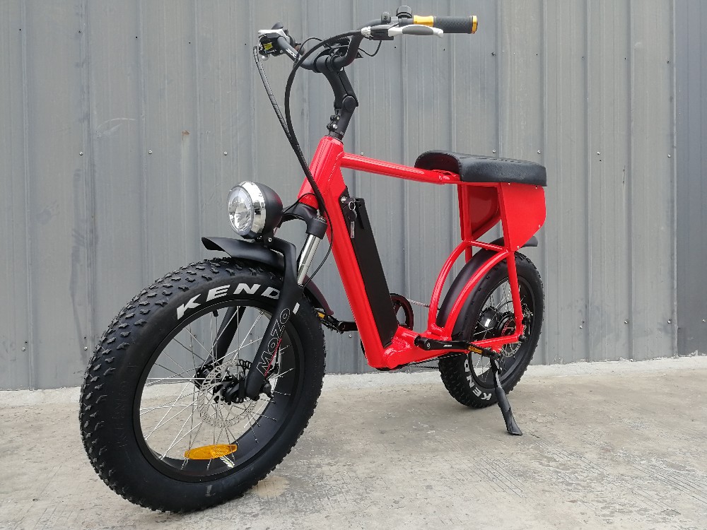 LCD Display Brushless Motor Electric Fat Tire Bikes For Adults 48V 13AH Lithium Battery