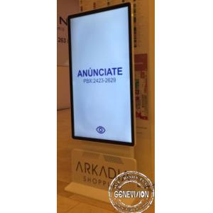 Lcd Kiosk Digital Signage Flexible Horizontal Vertical Display Rotatable