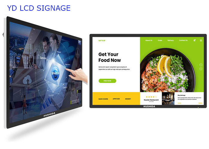 Indoor Wall Mounted LCD Portable Digital Signage Screen For Advertising