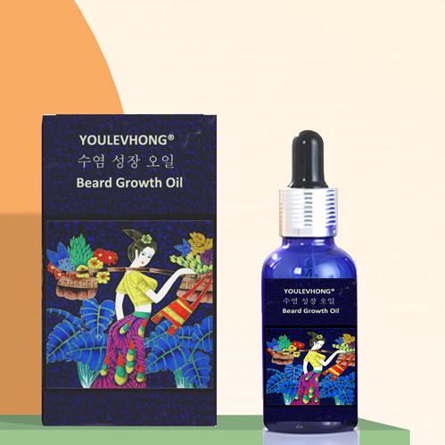 Natural Scent YOULEVHONG Beard Growth Oil for All Skin Types 30ml Volume Jojoba