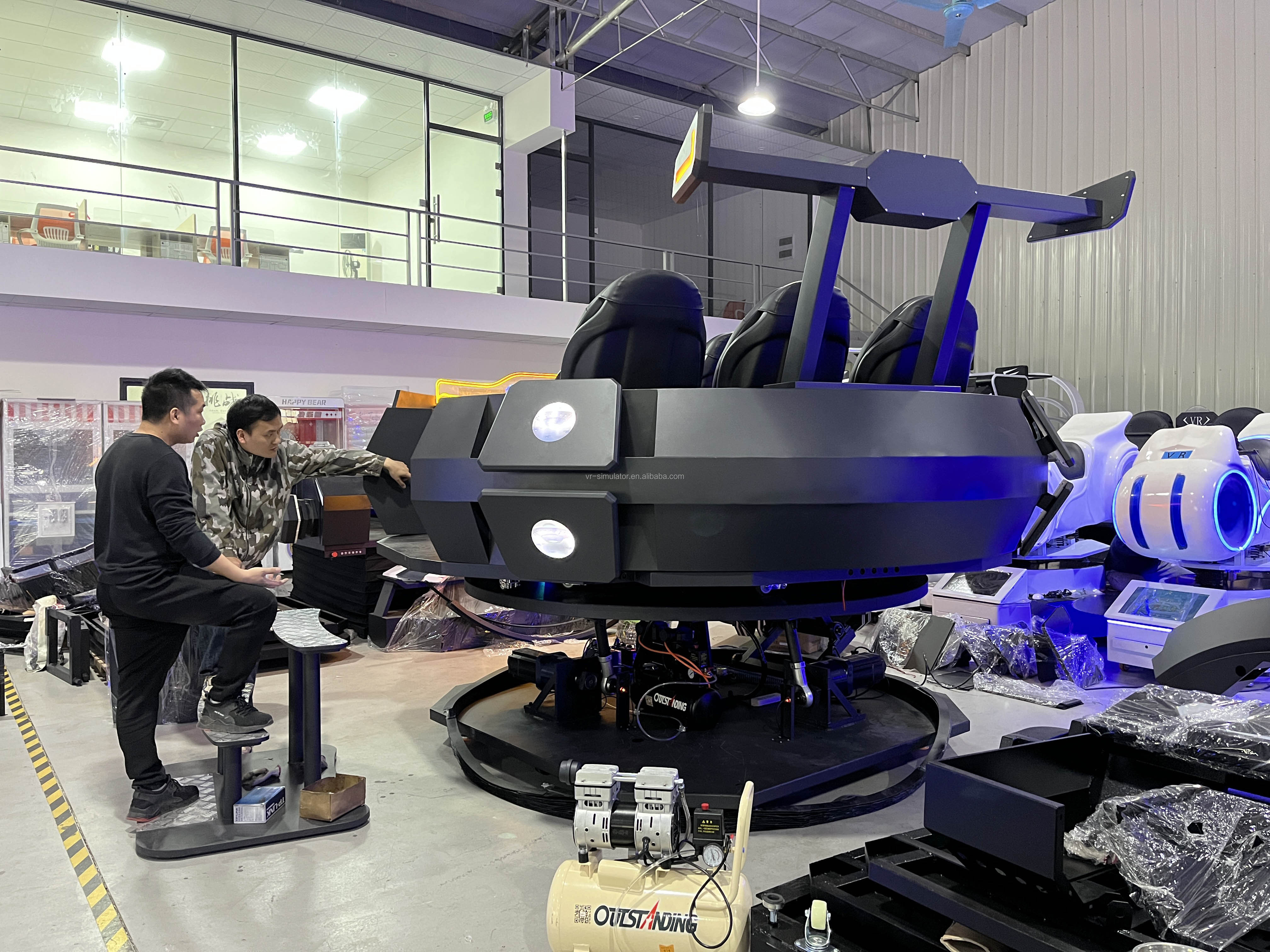 Dreamland Virtual Reality 360 Rotating Chair 5 Seats VR 360 Roller Coaster 720 Degree VR Flight Simulator