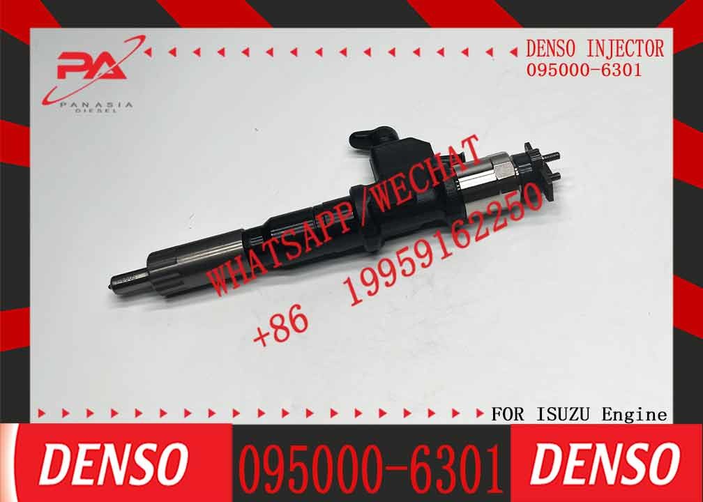 Original Common Rail Fuel Injector 095000-6301 1-15300436-1 for HI-ON 6WF1 6UZ1 engine 095000-6302 1-15300436-2