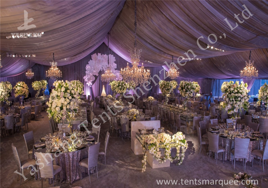 Gorgeous Lining Adored Aluminum Frame Canopy Beautiful Wedding Tents