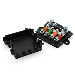 Power Distribution Busbar 4 Way MIDI 1 MEGA Fuse Holder Box Block