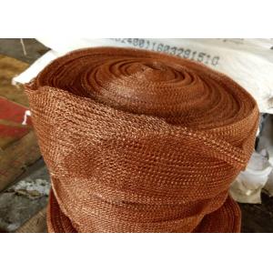 Standard SP Copper Knitted Wire Mesh For Corrosion Resistant Filter Pad