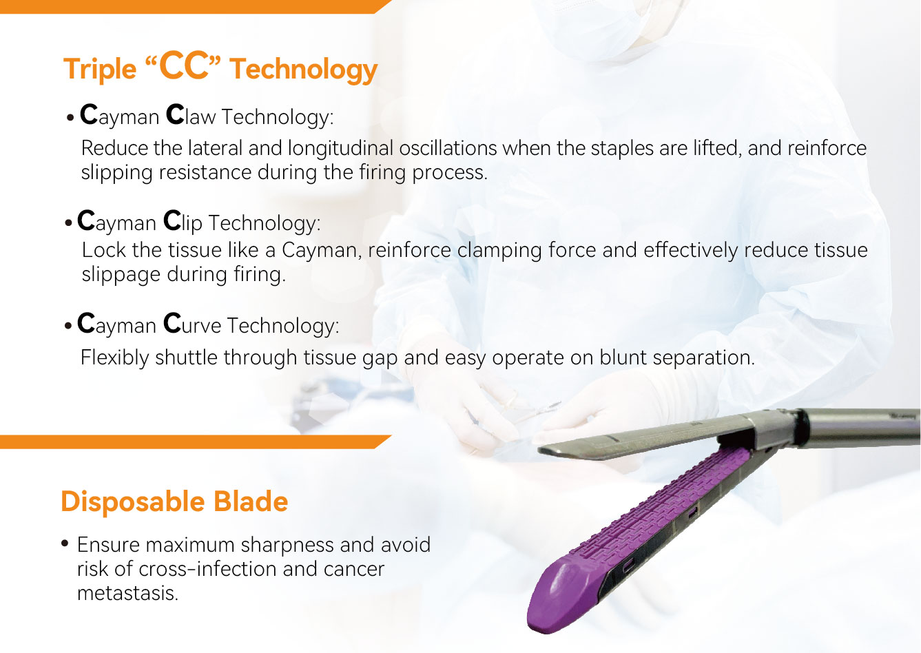 Endo Cutter Stapler Stapling Devices In Surgery- Product Details