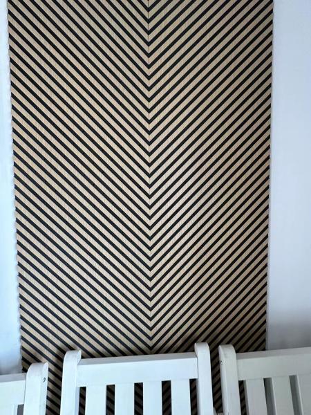 Sound Absorbing MDF Walnut Wood Slatted Acoustic Panels For Interior Decoration