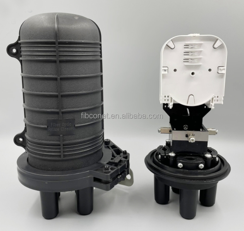 FTTH Outdoor Fiber Cable Dome Splice Closure IP68 48 Core for Hot Melt Style -40C- 60C