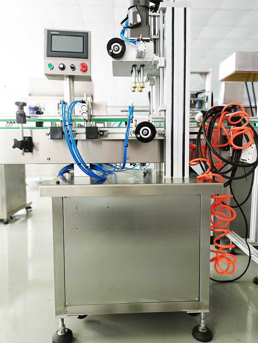 50L Desktop Automatic Screw Capping Machine for Glass Plastic Bottle Cap Sealing