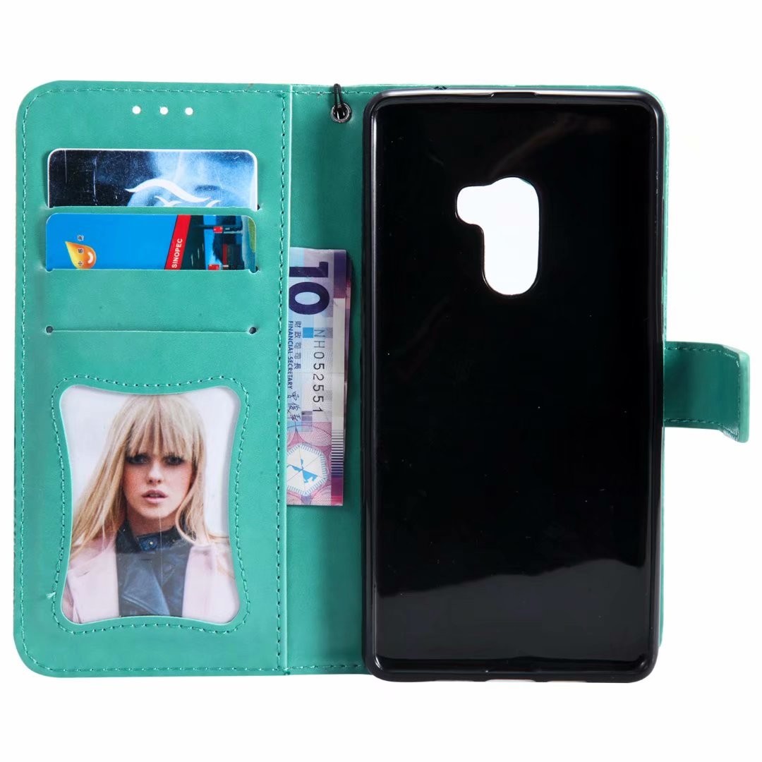 Xiaomi Mix2 Leather Protective Case with Flower Embossed Pattern