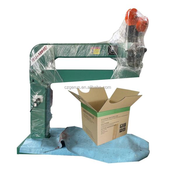 High Safety Corrugated Box Stitching Machine Semi Automatic Adjustable Length