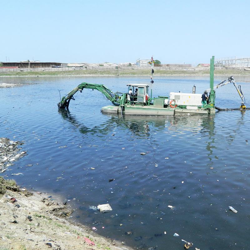 Dredging Depth 6 Meters Amphibious Multipurpose Dredger Made in China