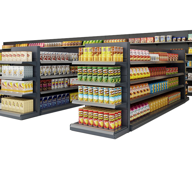 Metal Gondola Display Shelving Grocery Store Shopping Supermarket Shelves Display Shelf